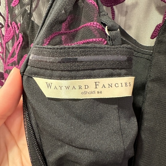 eShakti Wayward Fancies | Embroidered Purple Dress | Size: Medium - Picture 11 of 11
